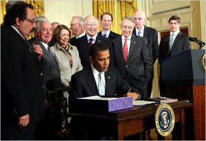 President Obama signs the Omnibus Public Lands Act of 2009