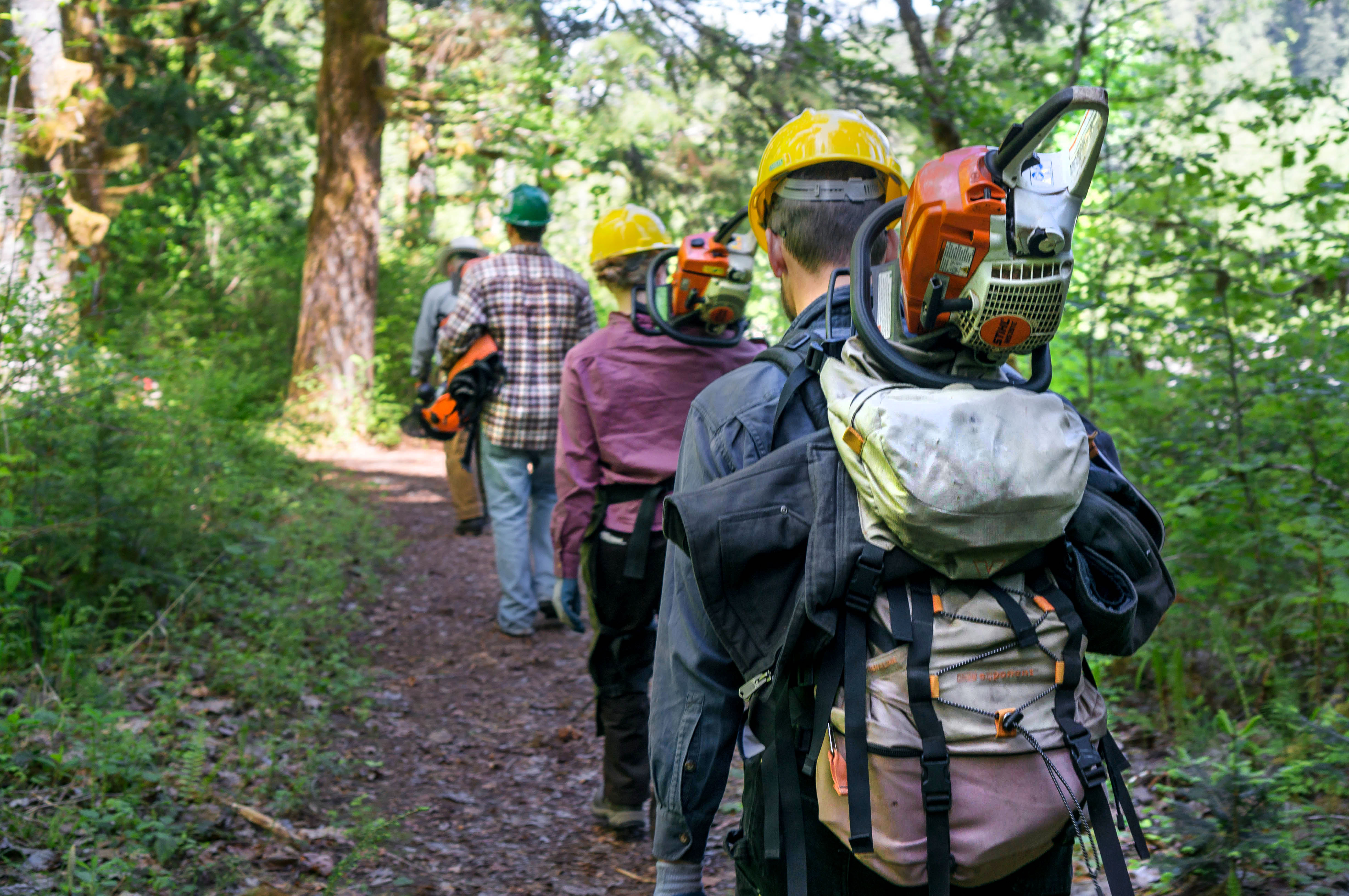 Trail Work at the Pacific Northwest Trail Association